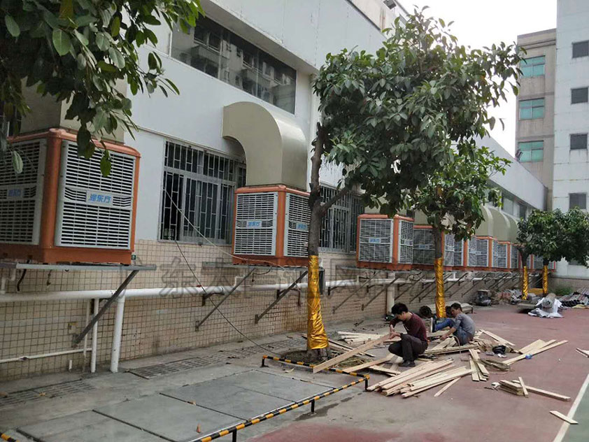 環(huán)?？照{(diào)低成本車間降溫解決方案
